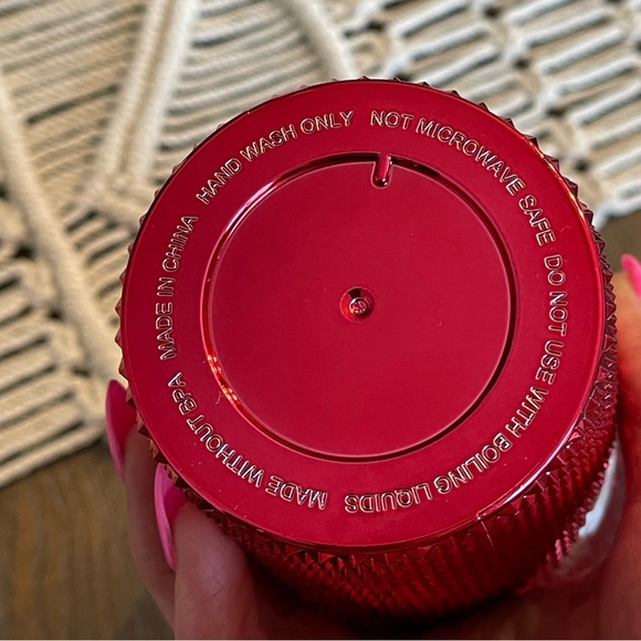 Shiny Metallic Pink Tumbler - Picture 2 of 2